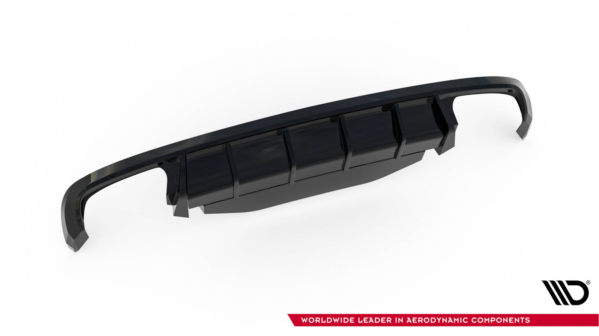 Achter Diffuser V.2 Skoda Superb Liftback / Combi MK3 Maxton Glanzend zwart