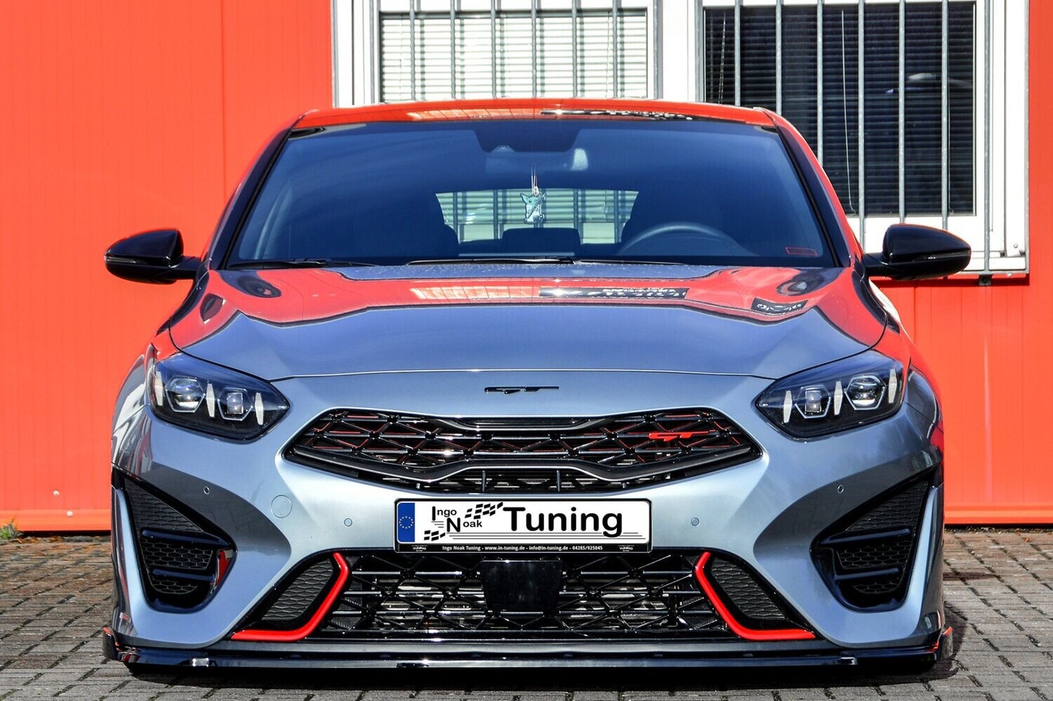 Voorspoilerlip met vleugels Kia Pro Ceed GT 2021-