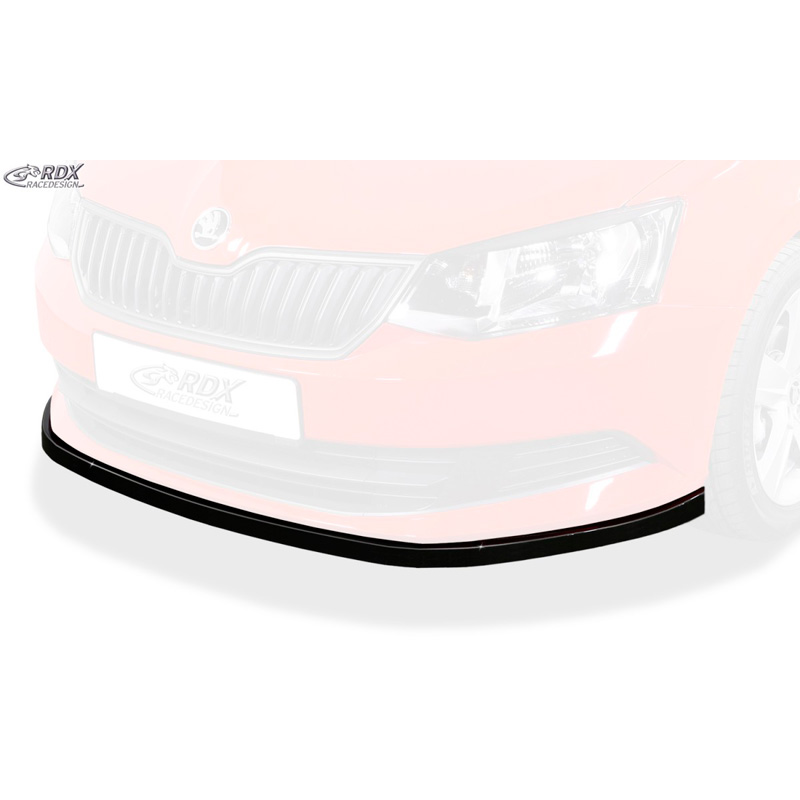 Voorspoiler  Skoda Fabia III (NJ) 2014-2018 (ABS zwart glanzend)