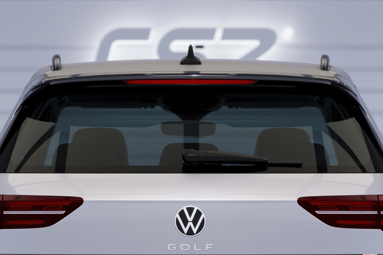 Achterspoiler VW Golf 8 (Typ CD) Variant Glans Zwart (2020–) CSR