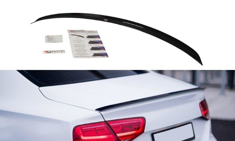 Spoilerkap Audi A8 D4 Glanzend Zwart Maxton