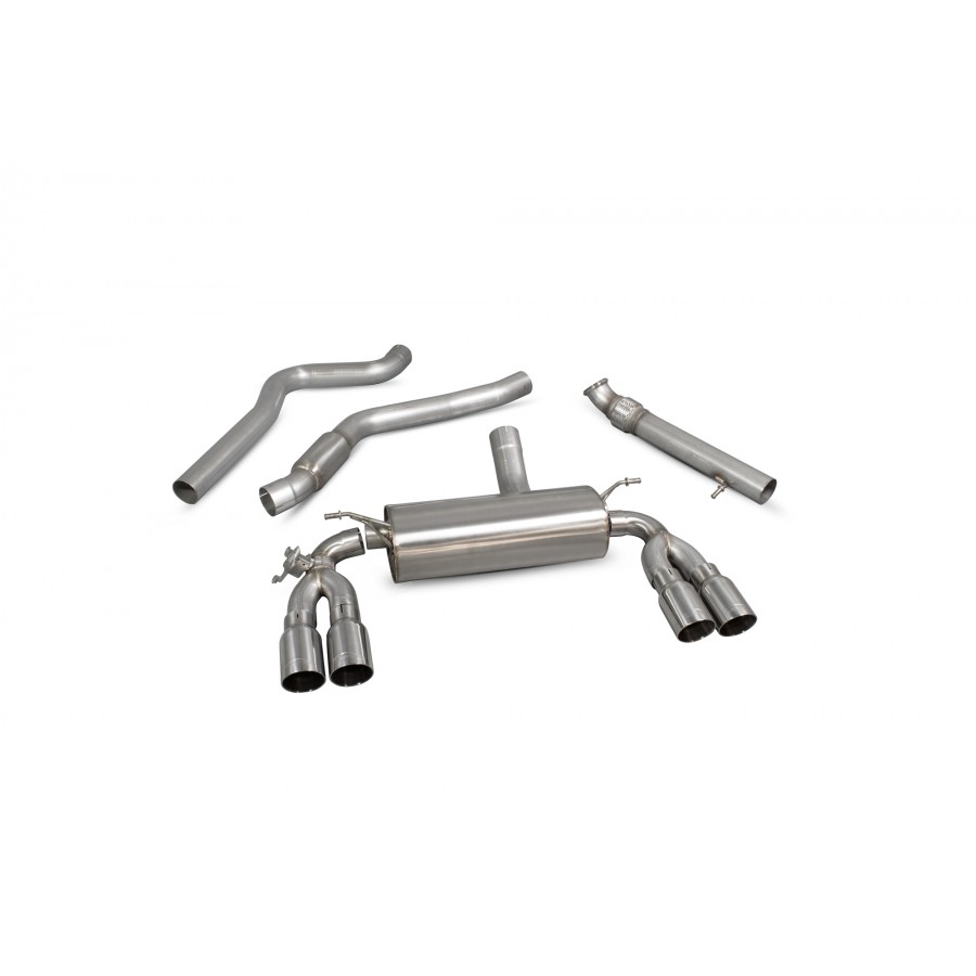 BMW M2 F87 Cat-back uitlaatsysteem met elektronische kleppen