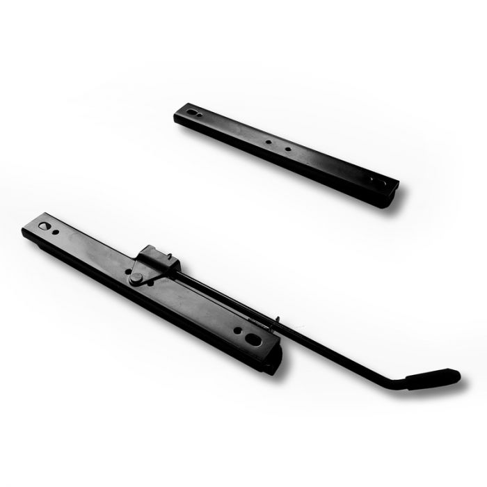 Sportstoel 'RR' - Zwart Kunstleder - Vaste polyester rugleuning - incl. sledes
