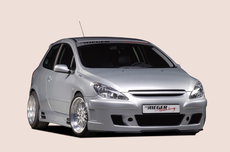 Voorbumper met geïntegreerde zonder embleem met intakes Peugeot