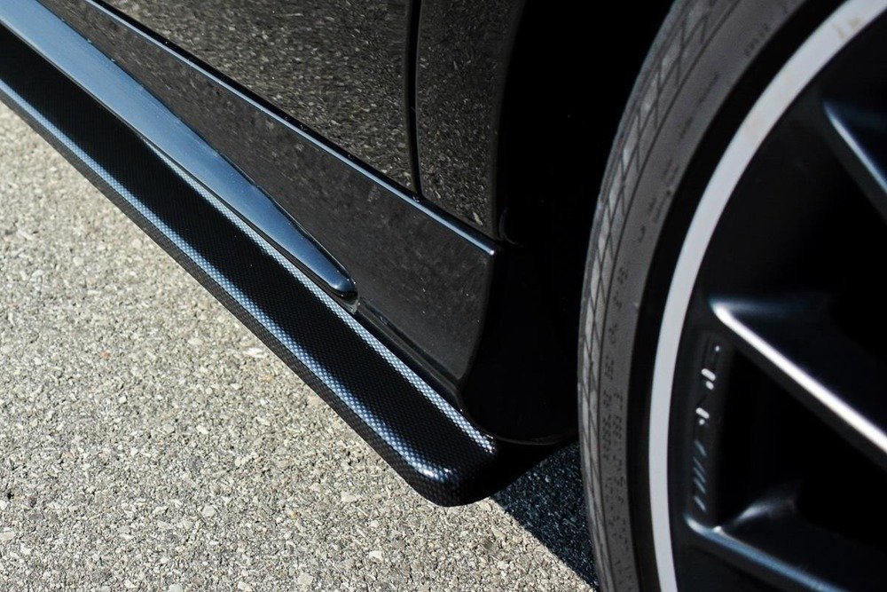Zijskirts Mercedes A45 W176 CLA45 W117 AMG Facelift Glans Zwart