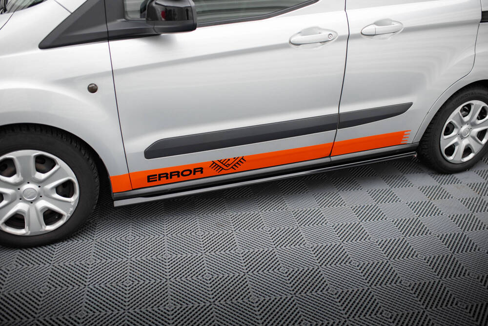 Zijskirt Ford Transit Courier MK1 Glans Zwart