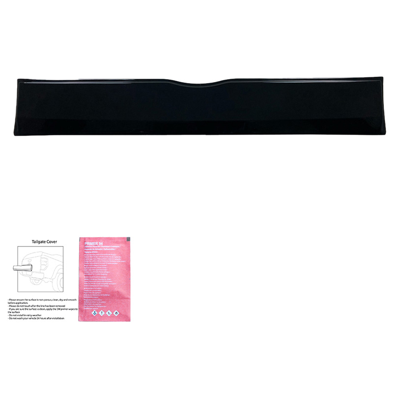 Achterklepcover  Ford Ranger T6/T7/T8 2012-2022 - Versie 3 - Glanzend zwart
