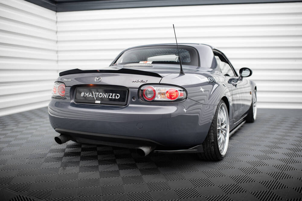 Spoiler Cap Mazda MX-5 Mk3 Hardtop Maxton Design glans zwart
