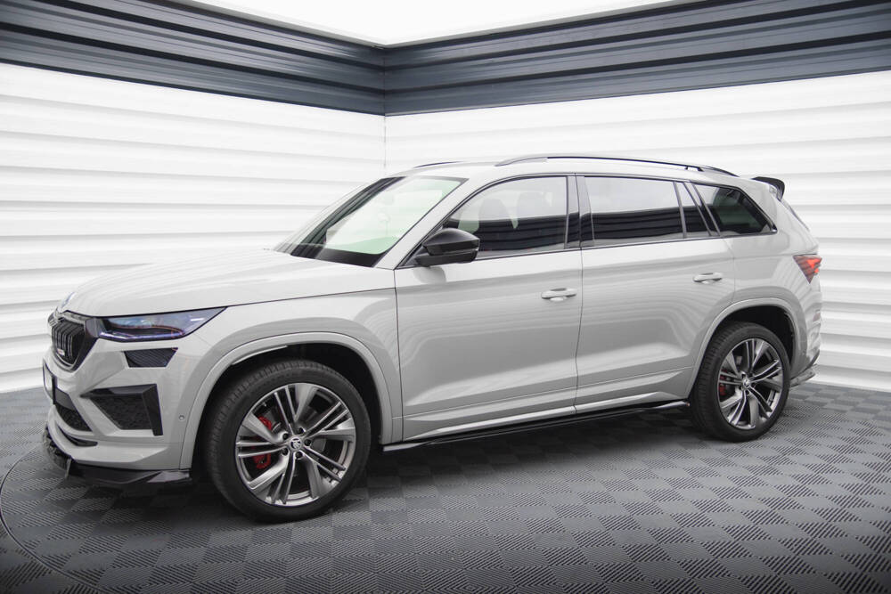 Zijskirts Skoda Kodiaq RS FL Maxton Glans Zwart