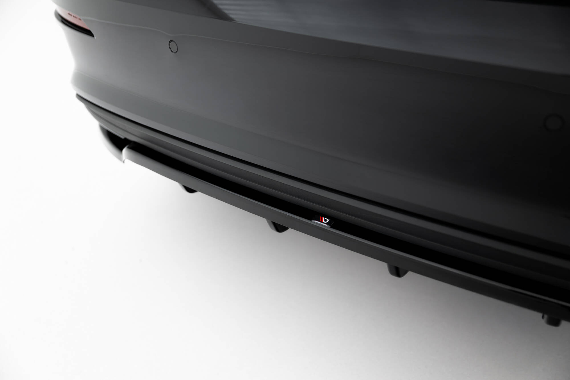 Achter Diffuser Audi A3 Sedan 8Y Maxton Glanzend zwart