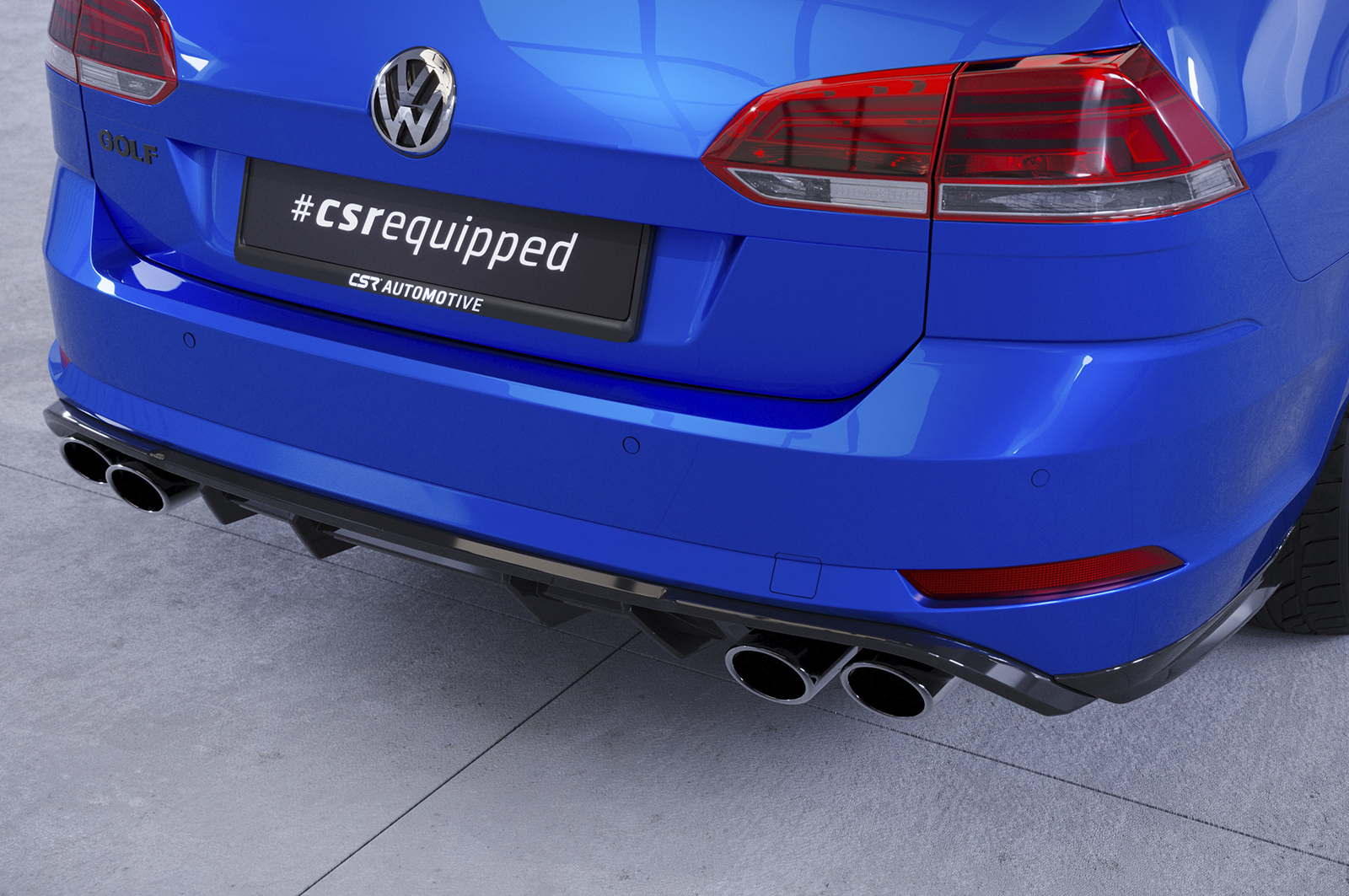 Zijdiffuser Volkswagen Golf 7 Variant FL CSR Glans Zwart