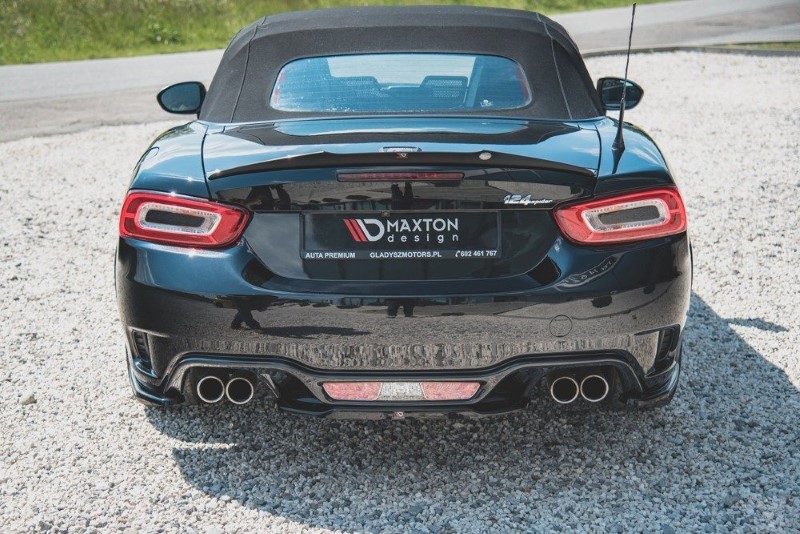 Centrale Spoiler Fiat 124 Spider Abarth Glanzend Zwart