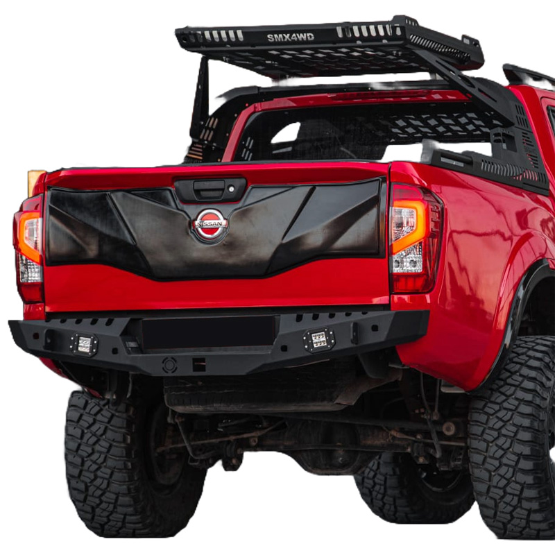 Achterklepcover  Nissan Navara NP300 (D23) 2014-2021 - Versie 2 - Matzwart