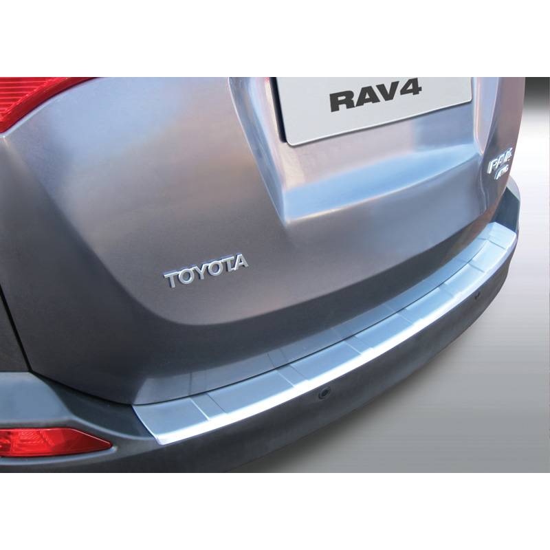 ABS Achterbumper beschermlijst  Toyota RAV-4 4x4 2013-2016 Zwart