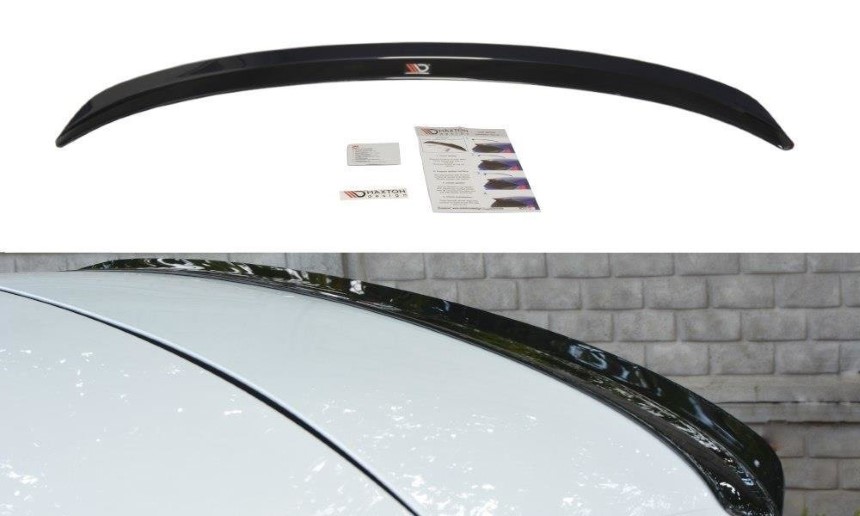 Spoiler cap Renault Megane 4 Hatchback Maxton Design glans zwart