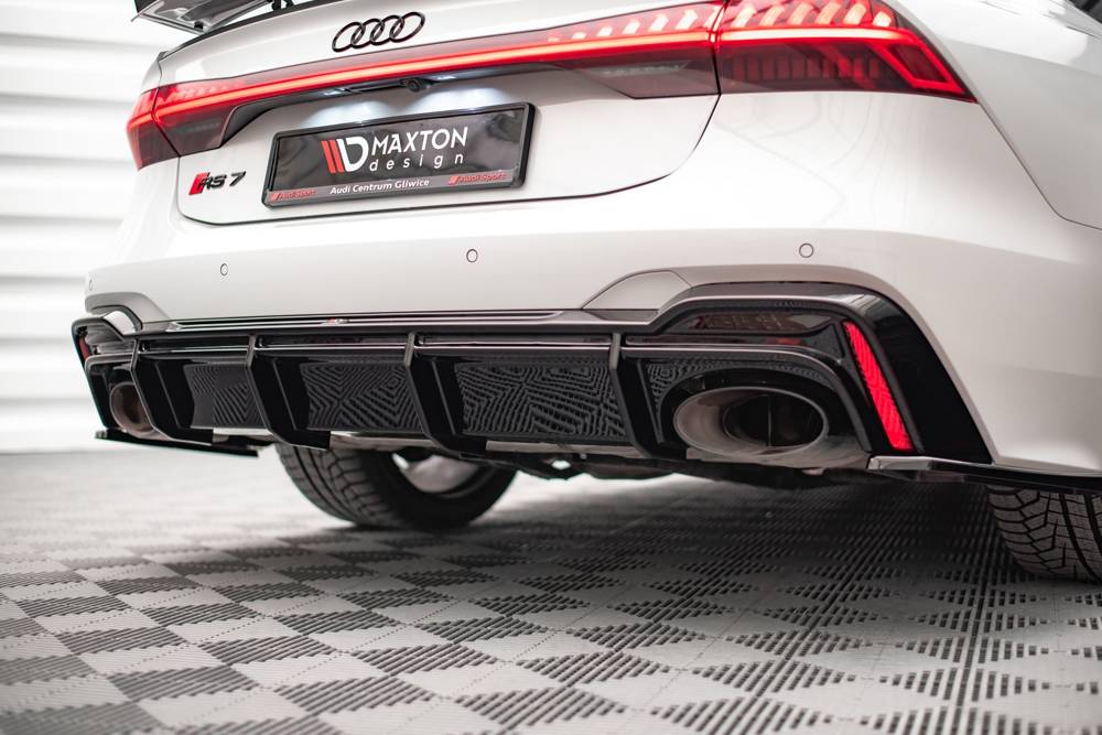 Diffuser Audi RS6 / RS7 C8 Maxton Glanzend Zwart