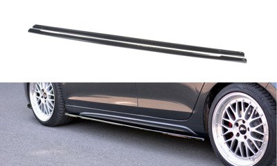 Zijskirts VW Golf 6 GTI / GTD Glans Zwart