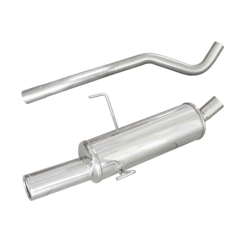 100% RVS Sportuitlaat  Fiat Punto (188) 1.8 HGT 1999- 80mm