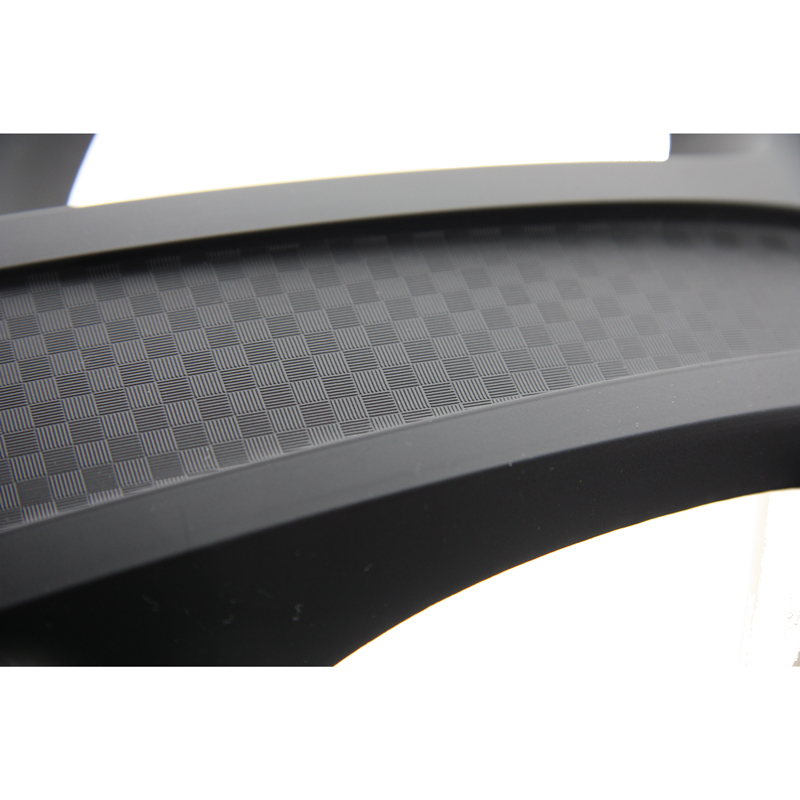 4-Delige Wieldoppenset VR 13-inch zwart/carbon-look/logo