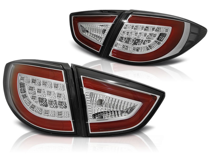 Achterlichten Hyundai IX35 09-13 LED Tube Rood/Zwart