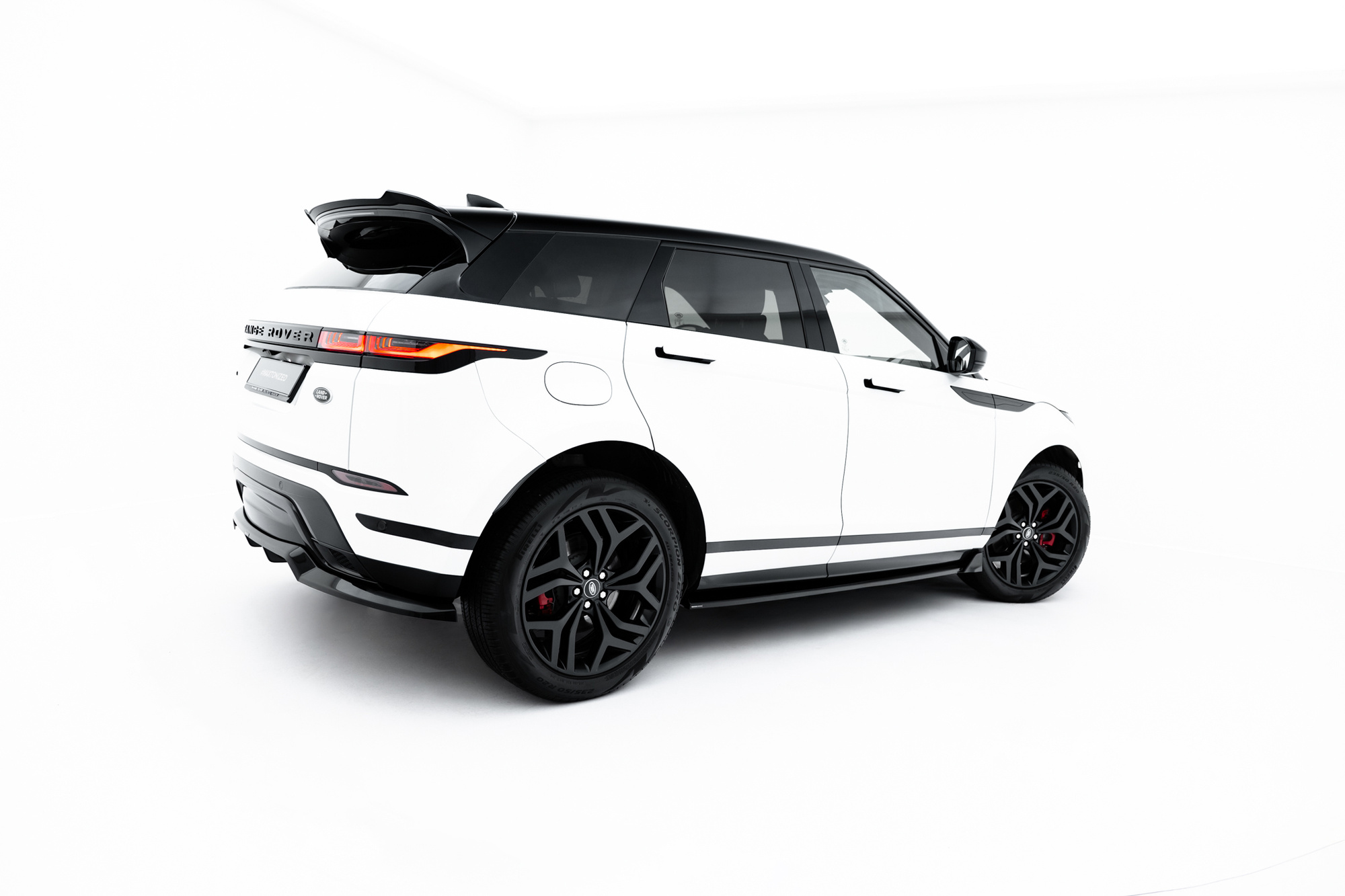 Zijskirts Land Rover Range Rover Evoque Dynamic Mk2 (2018–2023) Glans Zwart