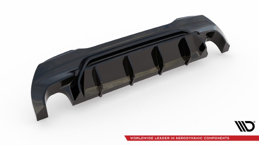 Diffusor BMW 1 Serie F40 M-Pack/ M135i Maxton Glans Zwart V1