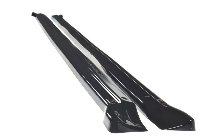 Zijskirts Diffusers Fiat Freemont Glanzend Zwart