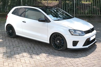 Zijskirts VW Polo 5 R WRC Glans Zwart