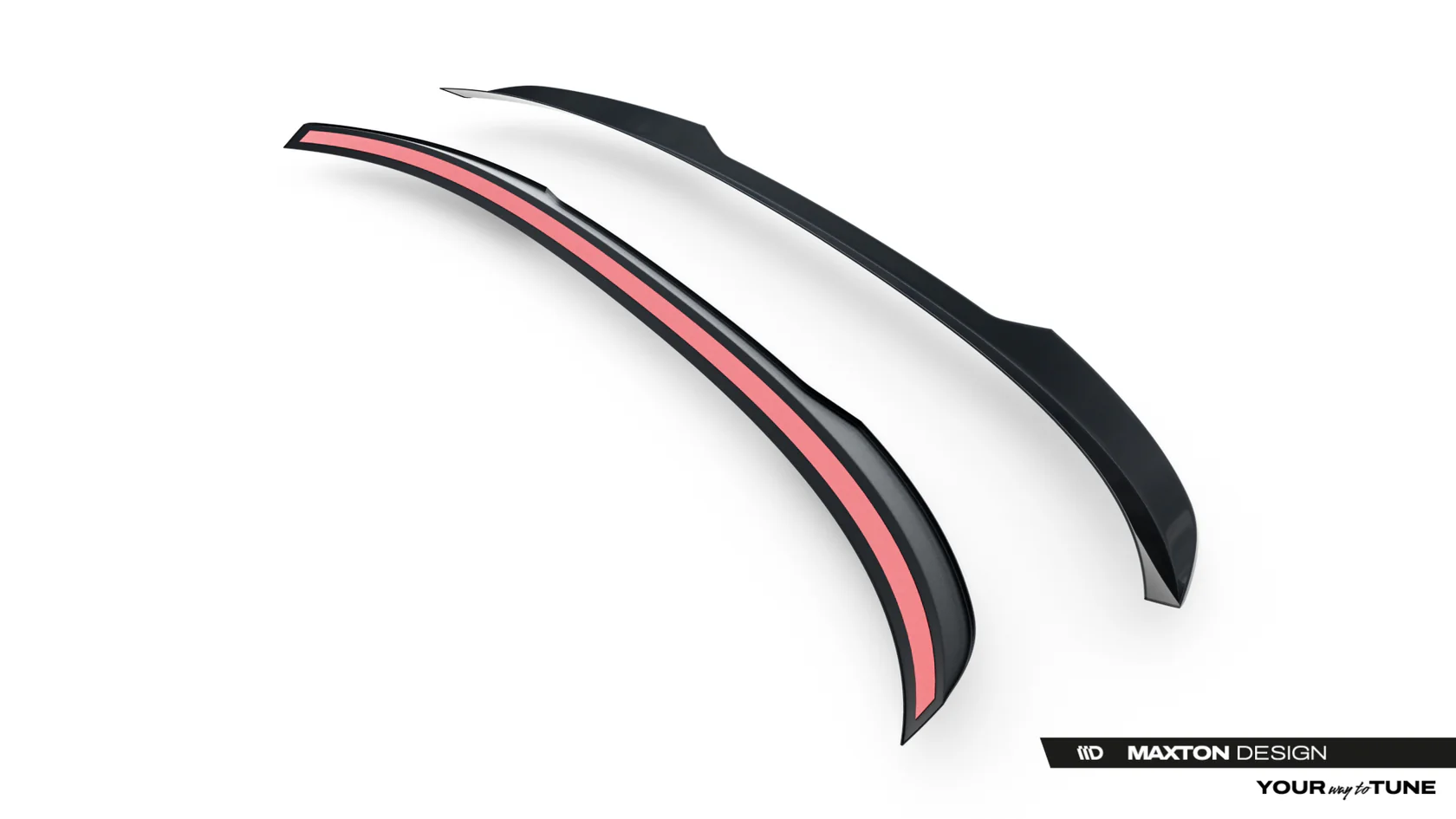 Lage Spoiler Audi SQ5/ Q5 S-Line Sportback Maxton Glans Zwart