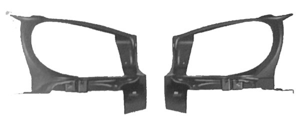 Koplamp houder rechts Peugeot 206 98->> OOK 206 CC