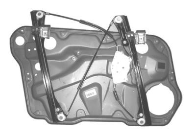 raammechanisme, 4/5 drs, zonder motor, voorportier, links VW Bor