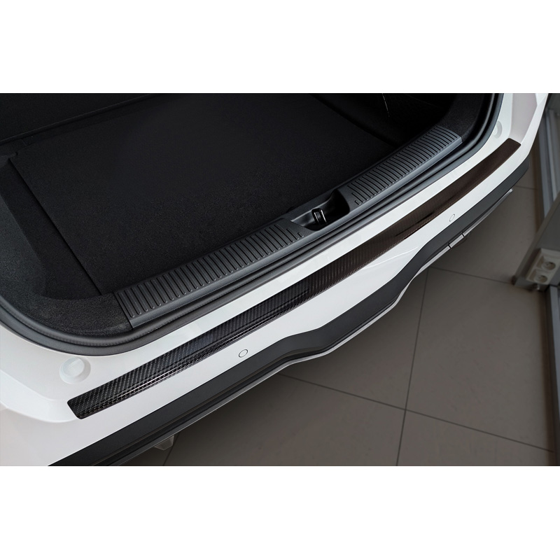 Echt 3D Carbon Achterbumperprotector  MG 4 EV 2022-