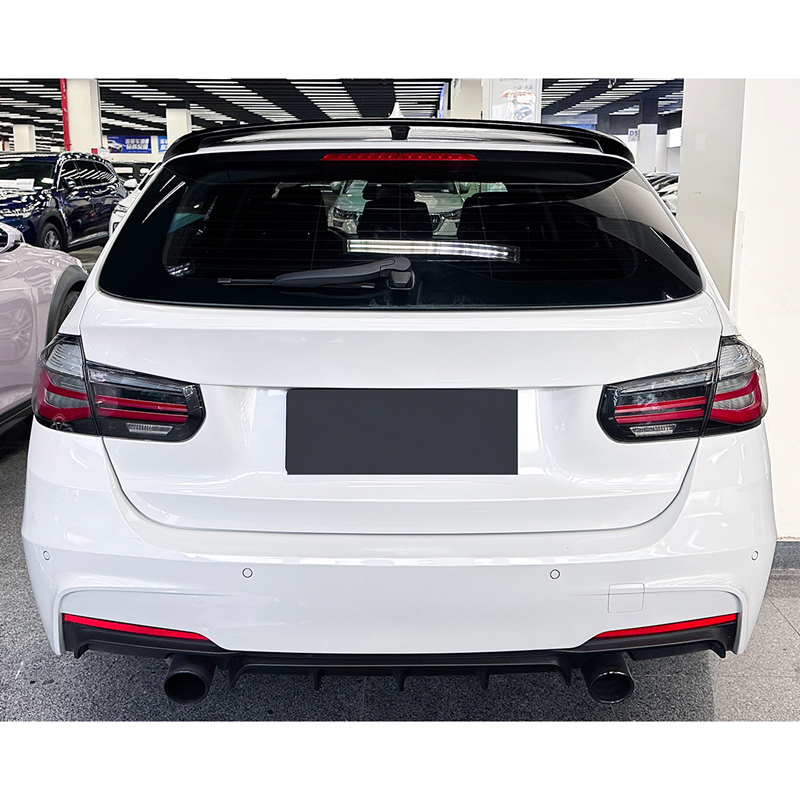 Dakspoiler (Spoiler Cap)  BMW 3-Serie F31 Touring 2012-2019 (ABS Glanzend zwart)