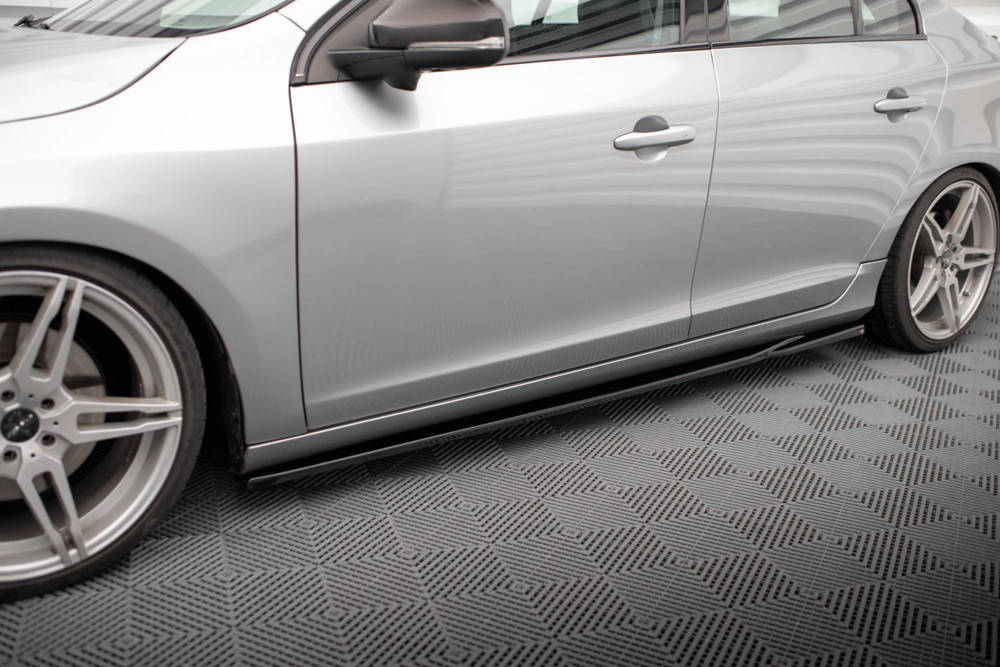 Zijskirts Volvo S60 R-Design Maxton Glans Zwart