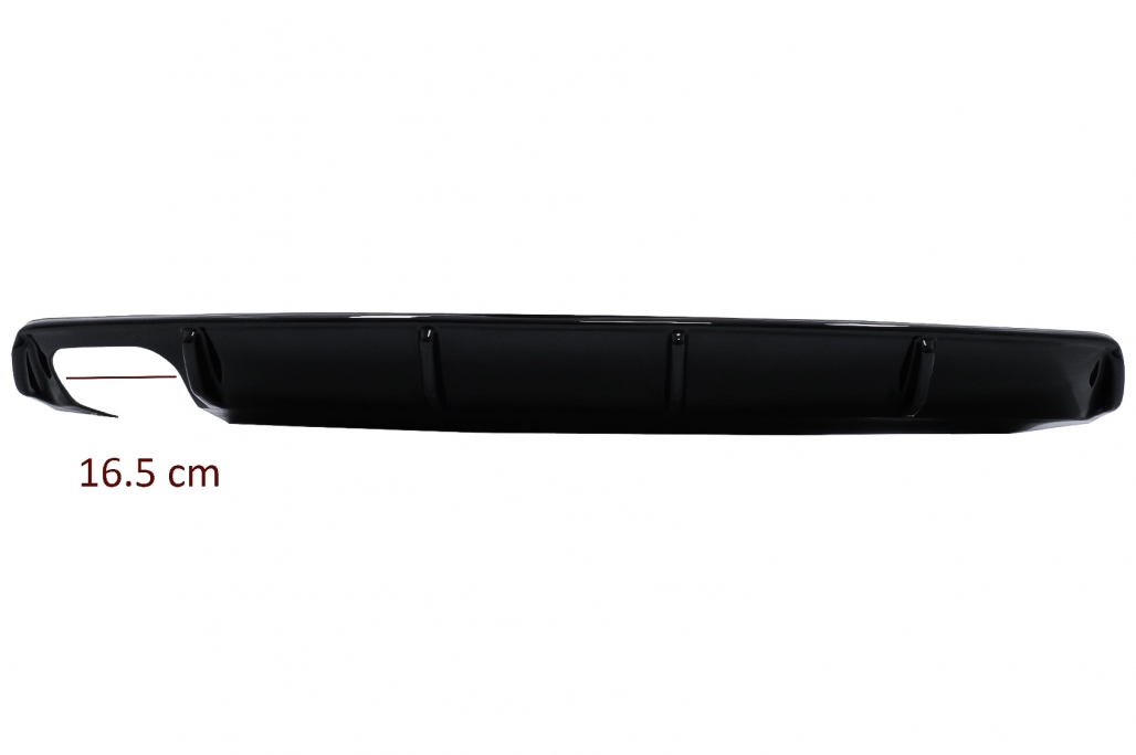 Diffuser Skoda Octavia II 04-09 Glans Zwart