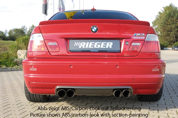 Achterinzet BMW E46 M3 Rieger