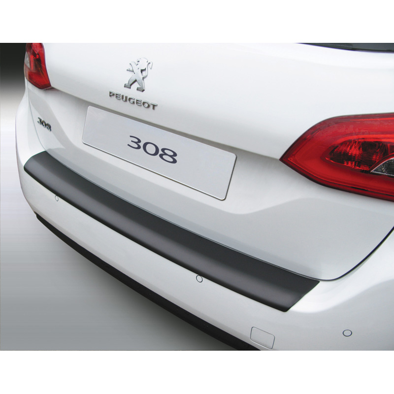 ABS Achterbumper beschermlijst  Peugeot 308 SW 5/2014- Zwart