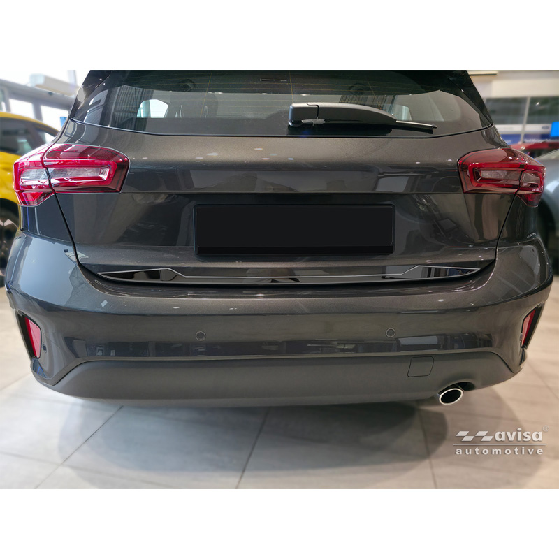 Avisa Zwart Chroom RVS Kofferbak Sierlijst  Ford Focus IV HB 2018-2021 & Facelift 2021-