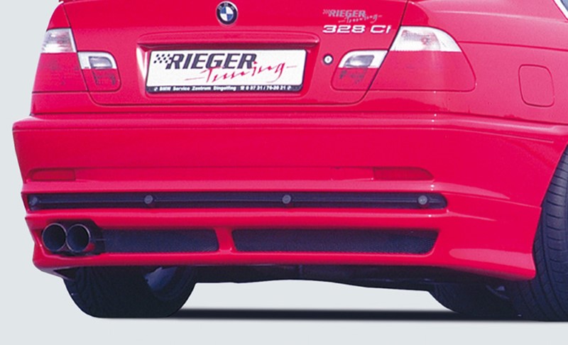 Achterbumper Diffusor BMW E46 coupe/cabrio Rieger