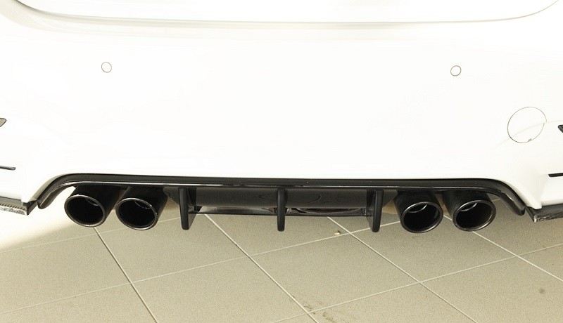 Achterbumper Diffusor Glossy Black Rieger BMW M3/M4 F80/F82 2014-