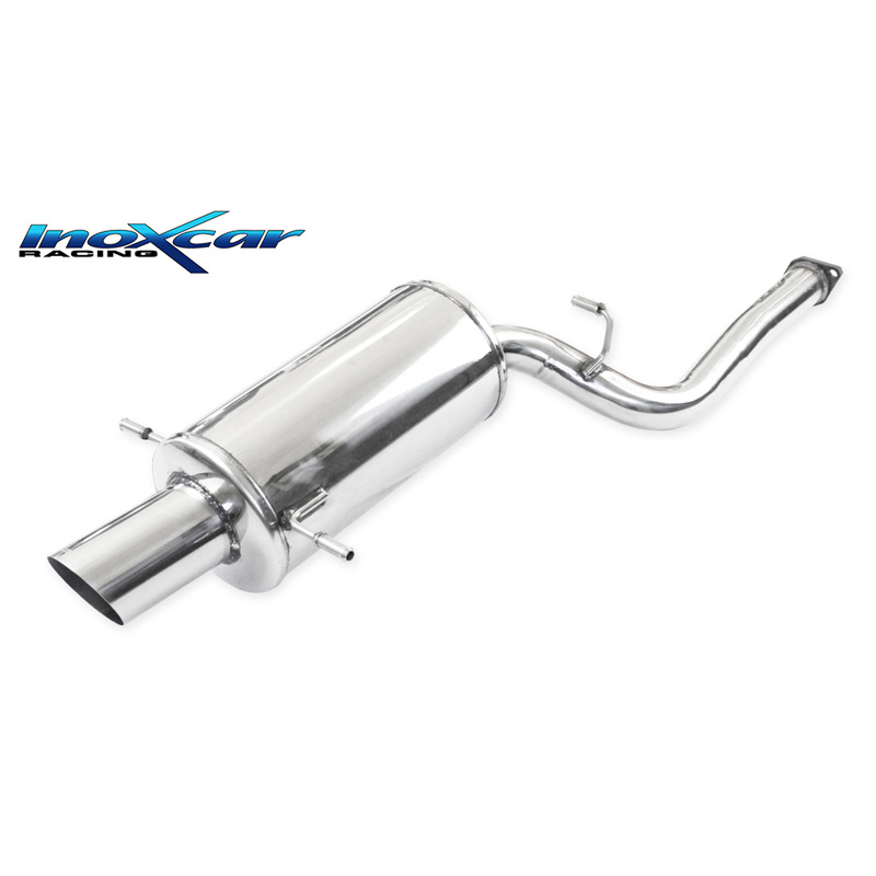 100% RVS Sportuitlaat  Subaru Impreza 4WD WRX Turbo 225pk 2003- 1x101mm Rally