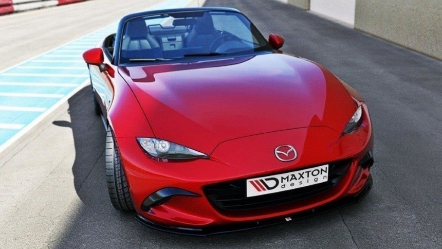 Voorspoiler Mazda MX-5 IV Maxton Design glans zwart