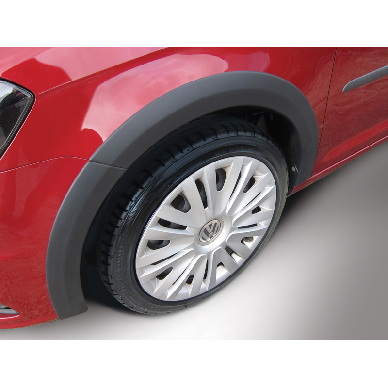 RGM Spatbordverbreders  Volkswagen Caddy 2015- (Korte wielbasis) - linker schuifdeur - Zwart