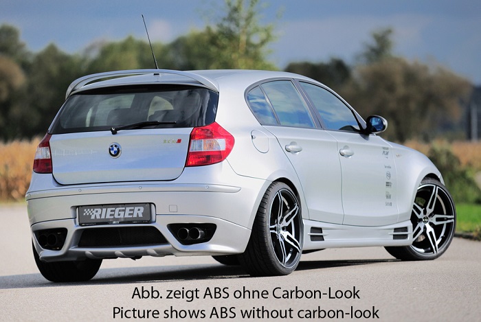 Zijskirts BMW E87 ABS Carbon-look Rieger