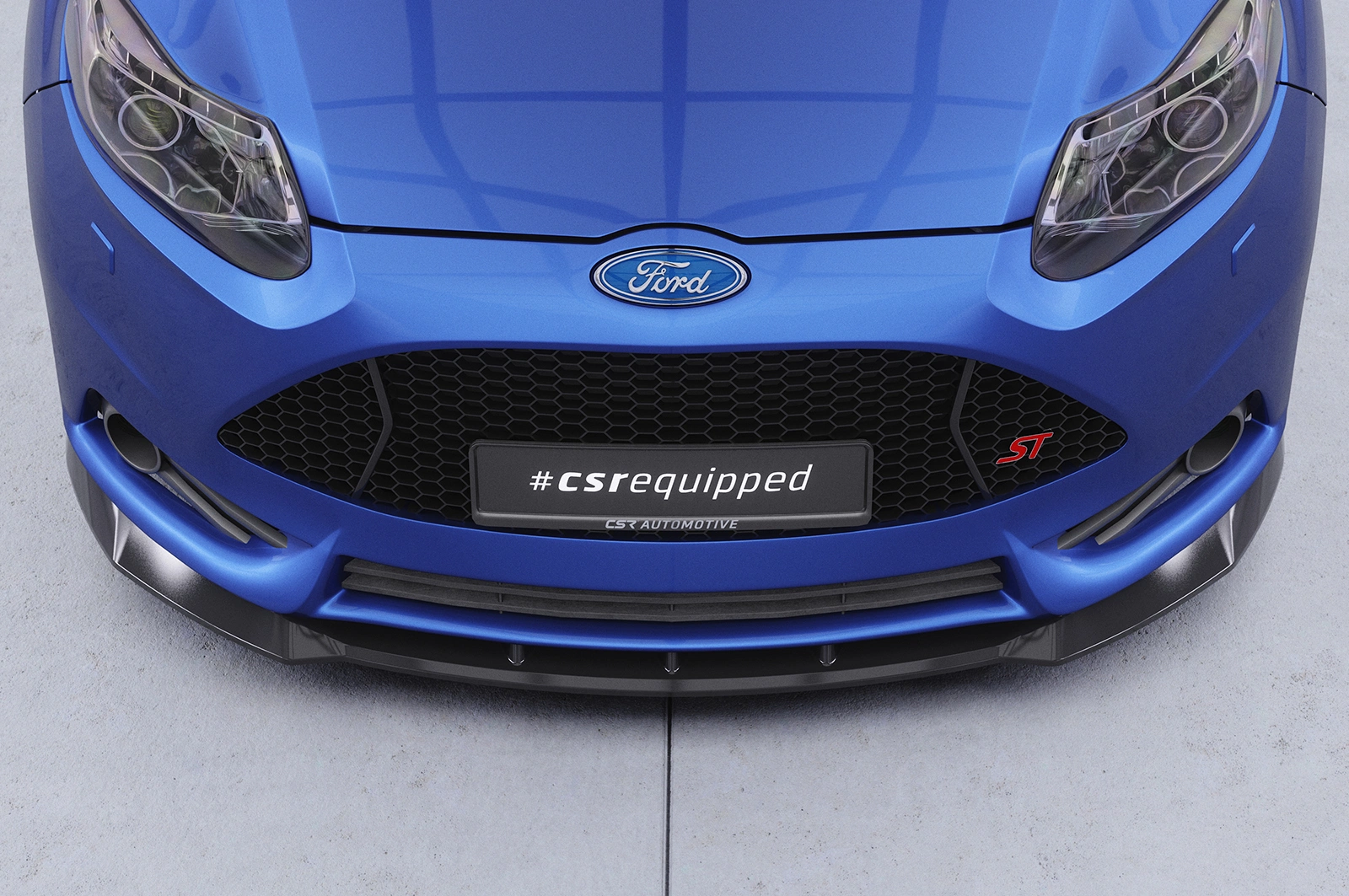 Voorspoiler Ford Focus MK3 ST glans zwart – CSR Automotive (2012-2015)