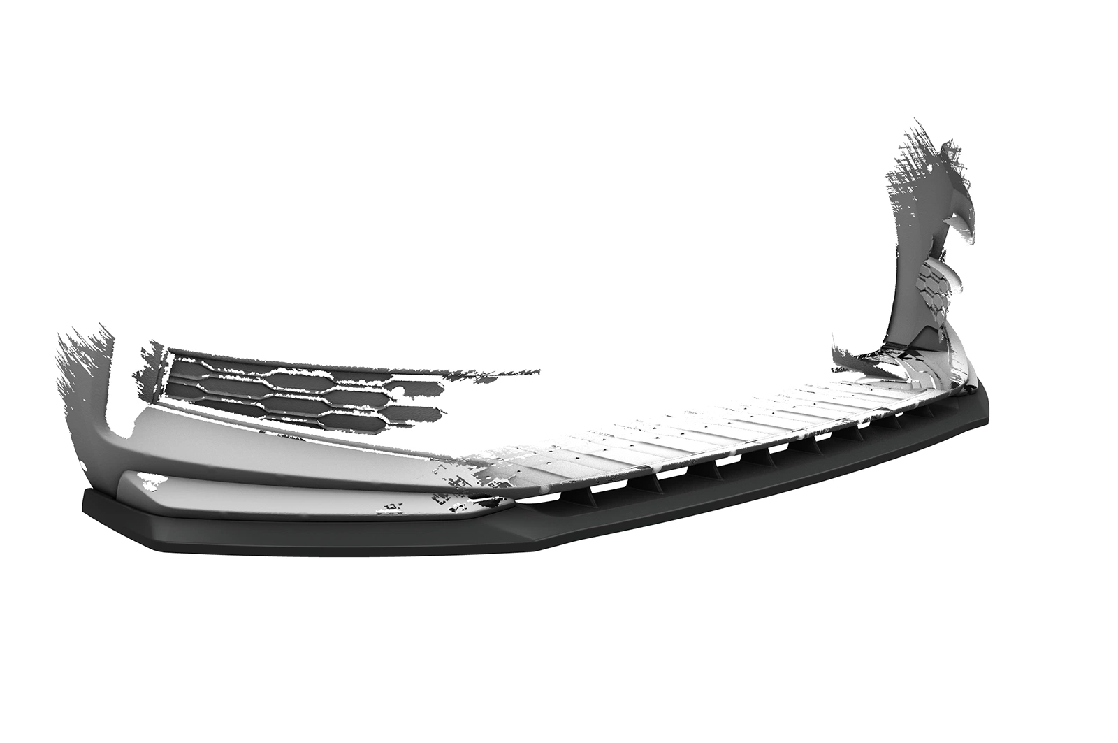 Voorspoiler Skoda Scala Monte Carlo glans zwart