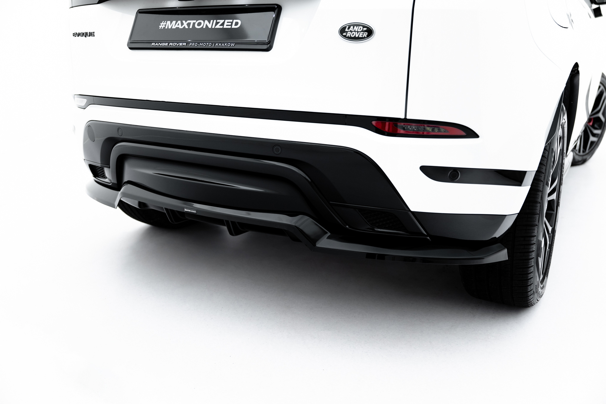 Diffusor Land Rover Range Rover Evoque Dynamic Mk2 (2018–2023) Glans Zwart