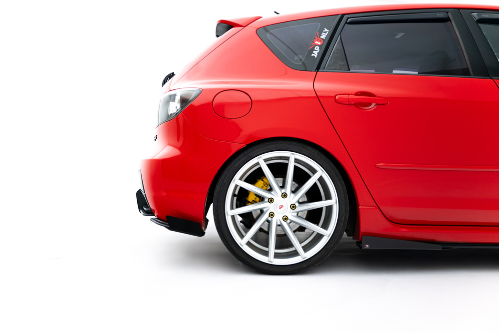 Street Pro Achterzij Spoilers + Flaps Mazda 3 MPS MK1 EU Versie Maxton