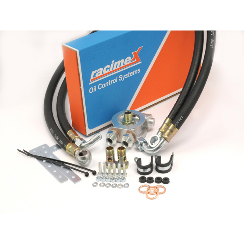 Oliekoeler kit 3/4'' met thermostaat