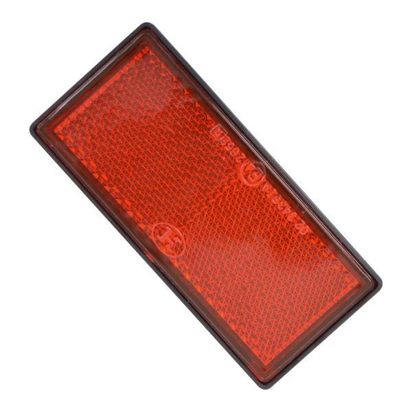 Reflector rood 86x40mm onverpakt
